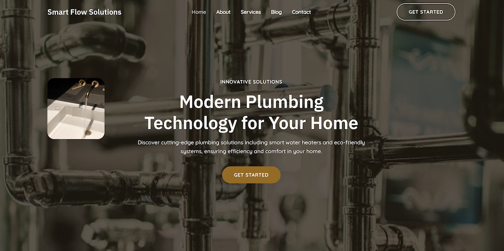 Example Website for Smart Flow Solutions
